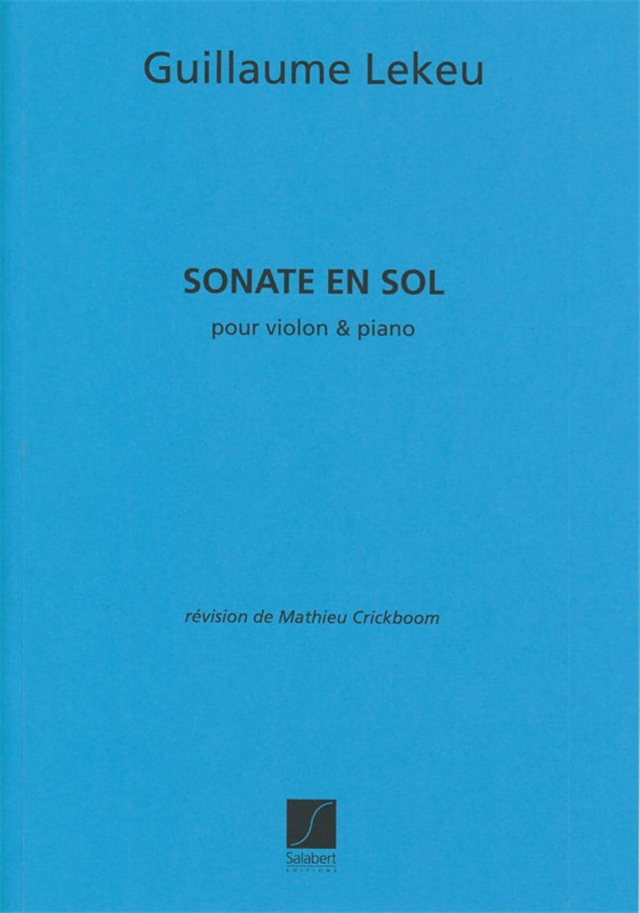 Sonate En Sol Majeur
